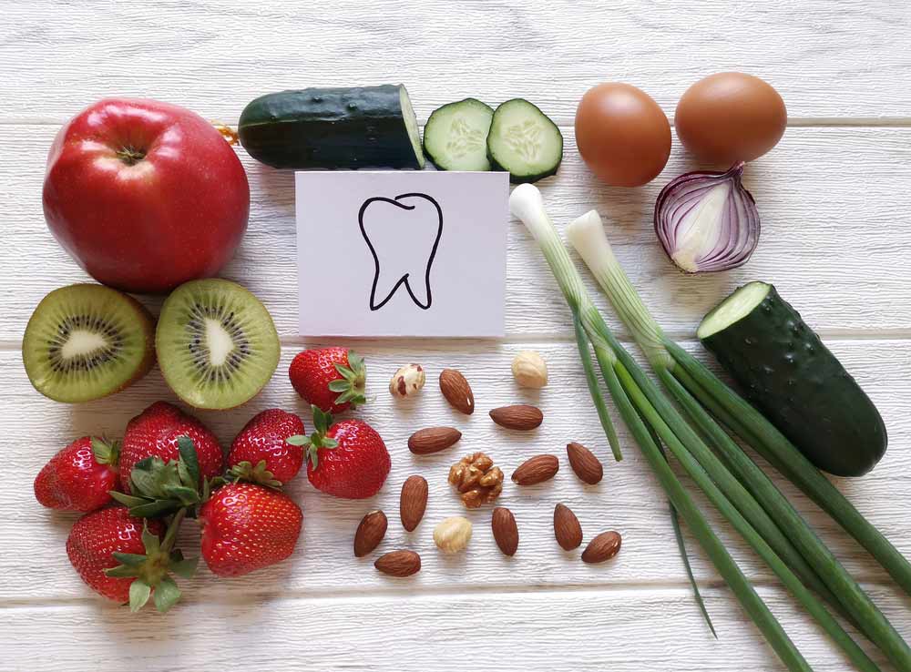 Healthy foods for teeth and gums for children